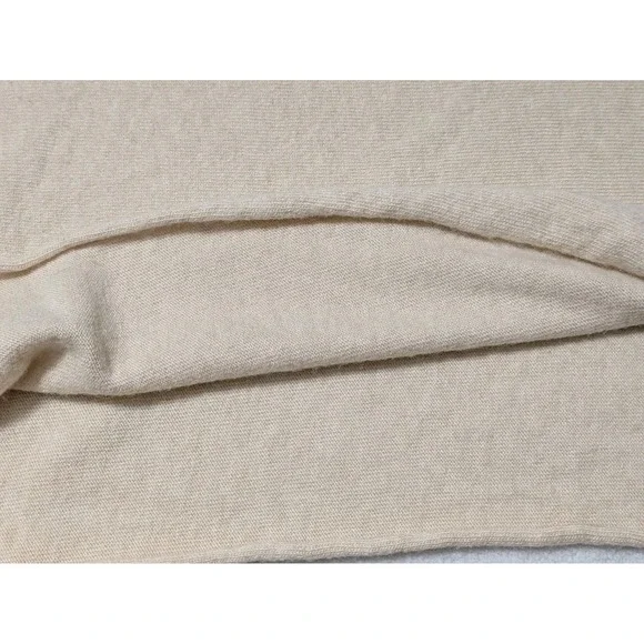 Bartolini Sweater Womens Med Beige  Pullover Dolman Sleeve Wool Cashmere Silk - Picture 6 of 11